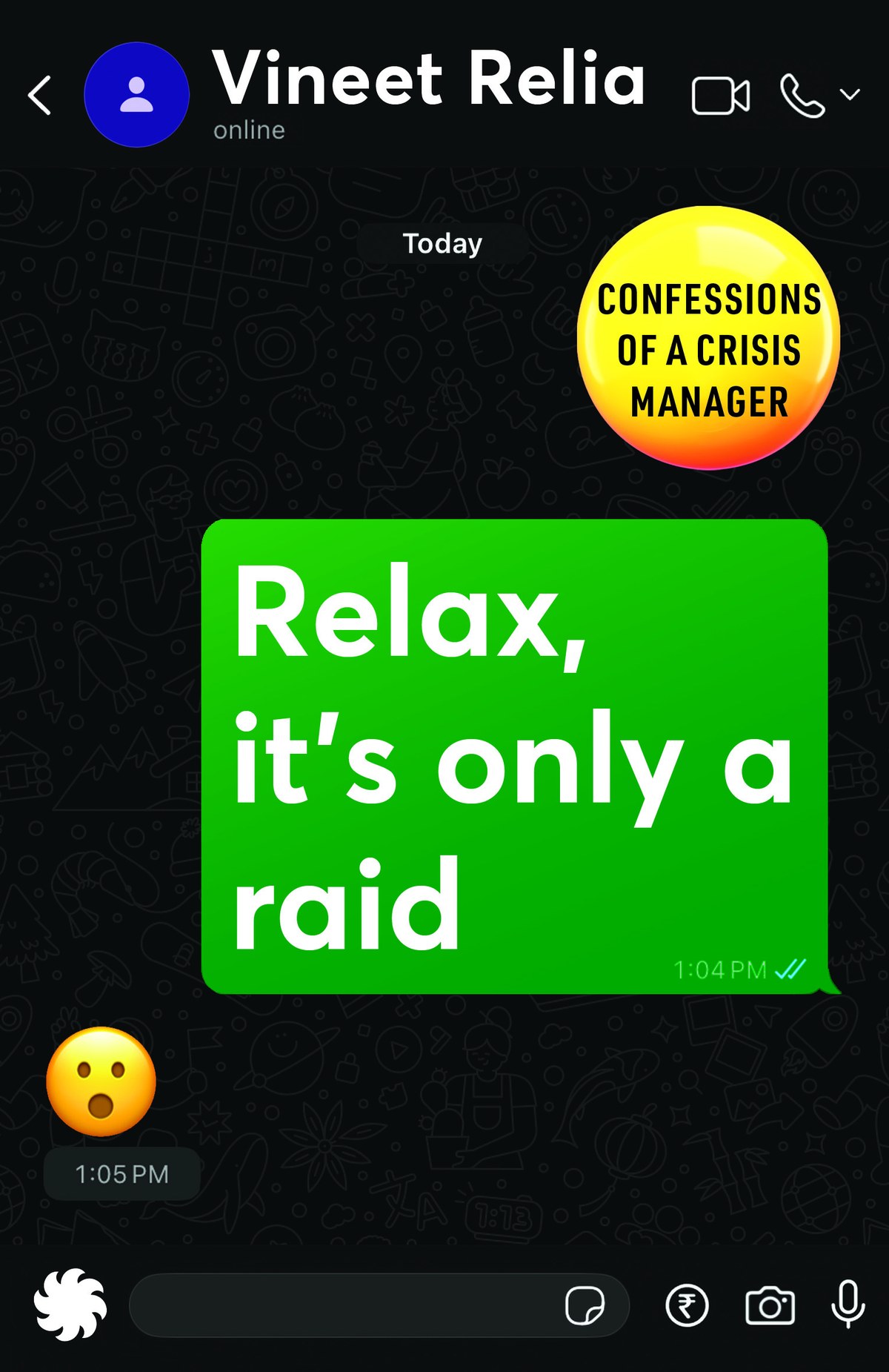 Relax, It's Only a Raid — book cover